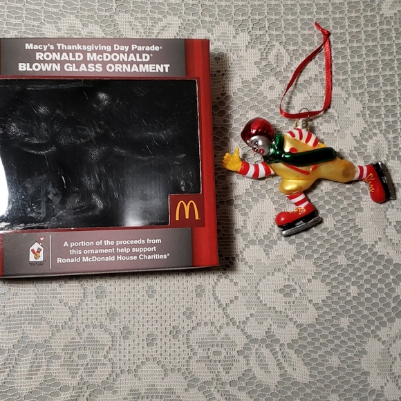 Ronald McDonald Christmas ornament